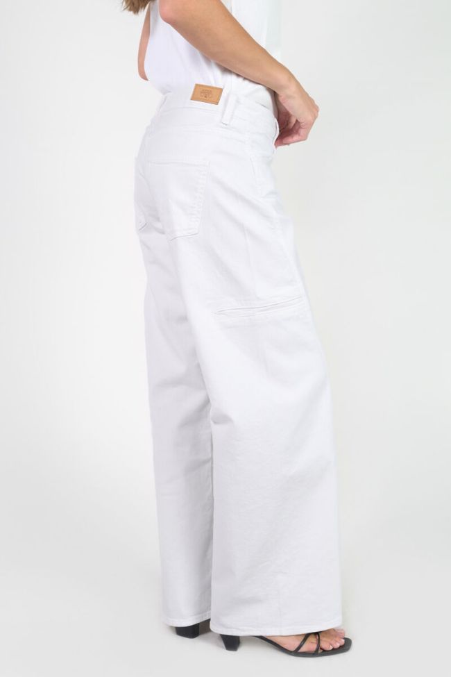 Jeans wide leg Lauryn white