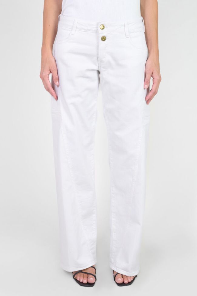 Jeans wide leg Lauryn white