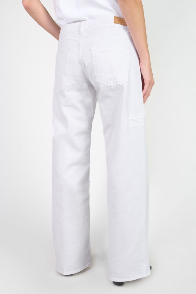 Jeans wide leg Lauryn white