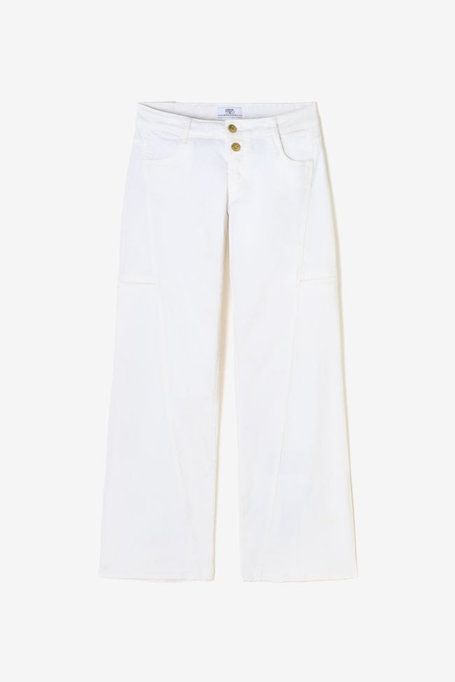 Jeans wide leg Lauryn white
