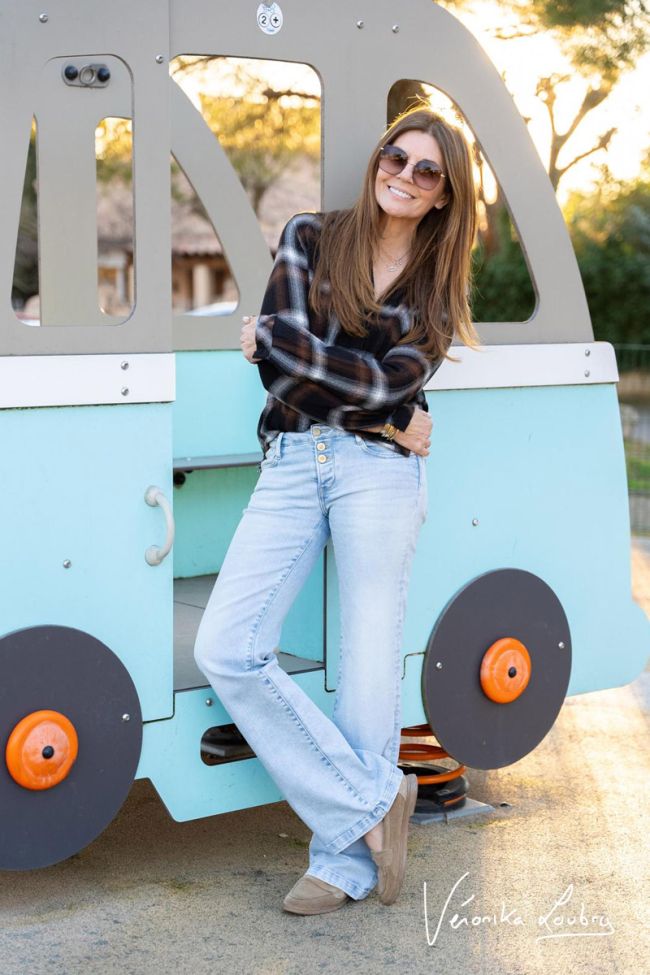 Patricia flare by Véronika Loubry blue jeans N°5