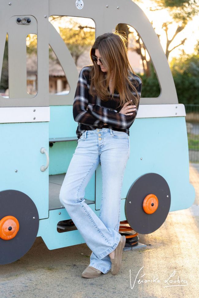 Patricia flare by Véronika Loubry blue jeans N°5