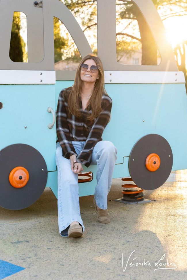 Patricia flare by Véronika Loubry blue jeans N°5