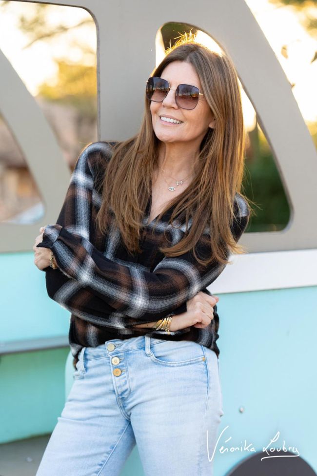 Patricia flare by Véronika Loubry blue jeans N°5