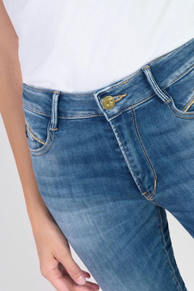 Jeans pulp slim Pefki high waist 7/8th blue N°3