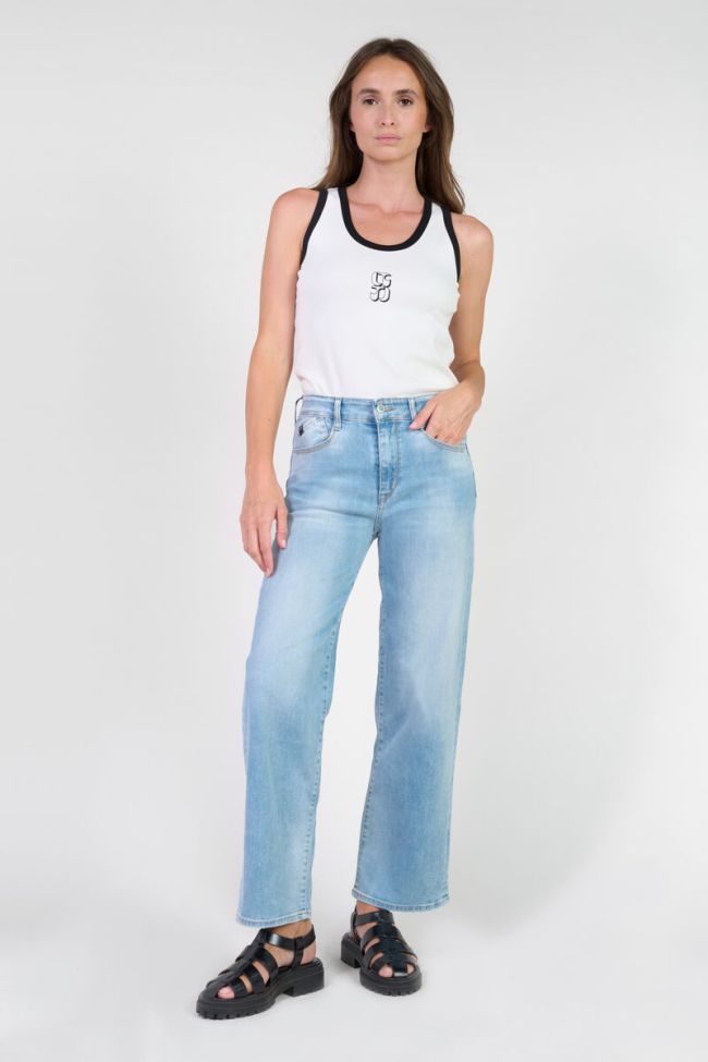 Jeans pulp wide leg high waist 7/8th blue N°4