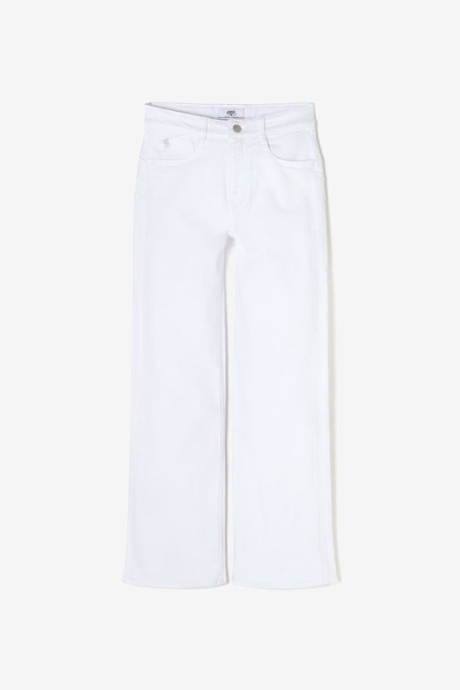 Jeans pulp wide leg high waist 7/8th white