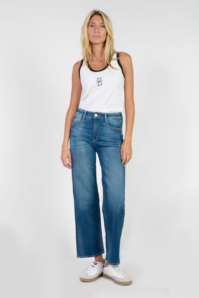 Jeans pulp wide leg Zaho high waist 7/8th blue N°3