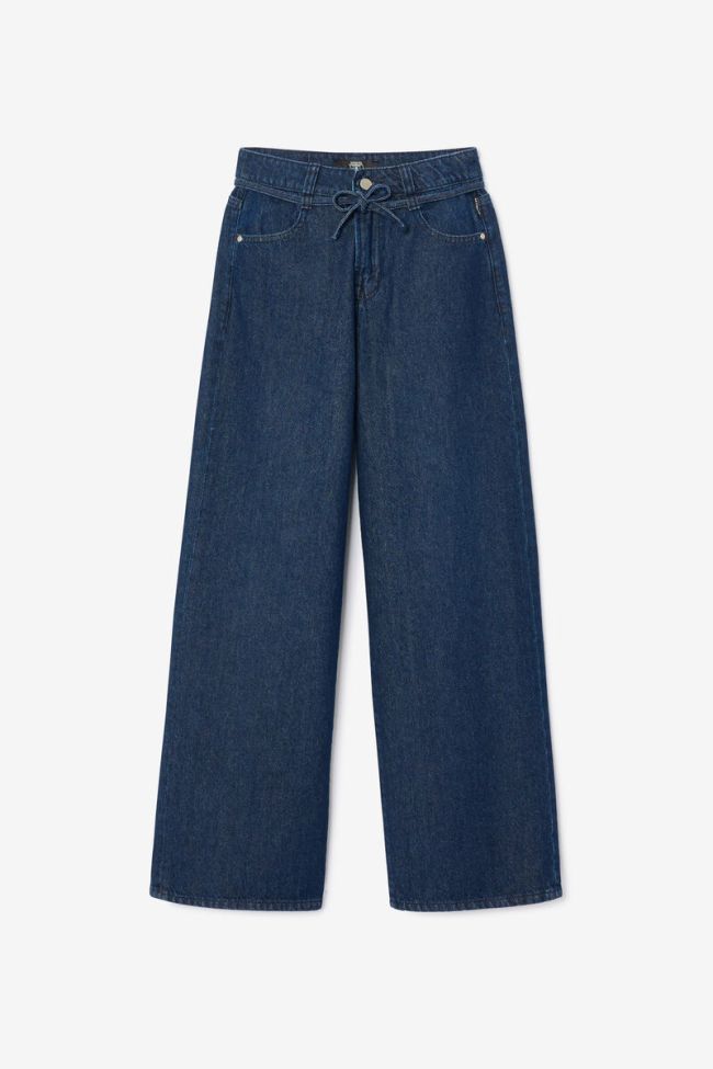 Jeans wide leg Alexgi taille haute bleu N°0