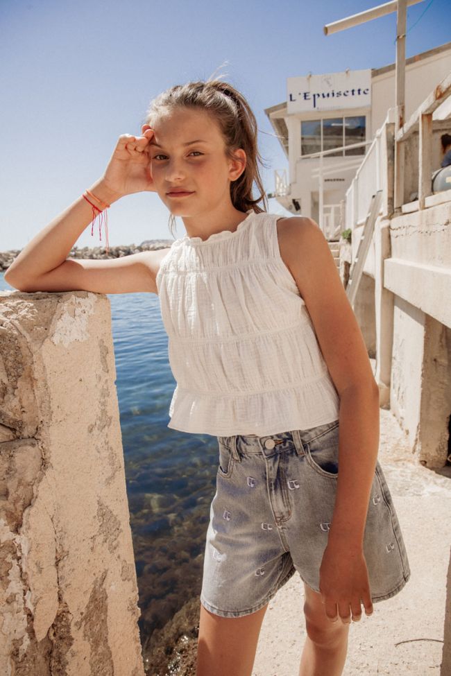 Dionygi denim shorts