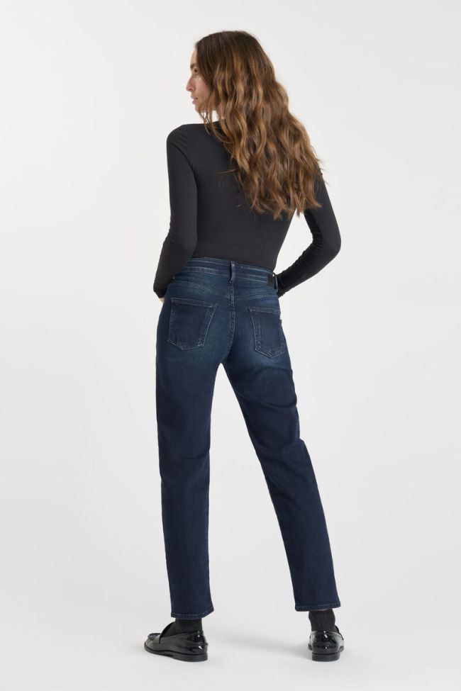 Jeans 400/17 mom taille haute 7/8ème bleu-noir N°1