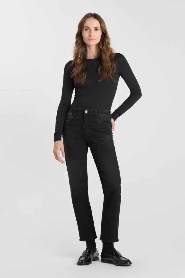 Jeans 400/17 mom Solo high waist 7/8th black N°1