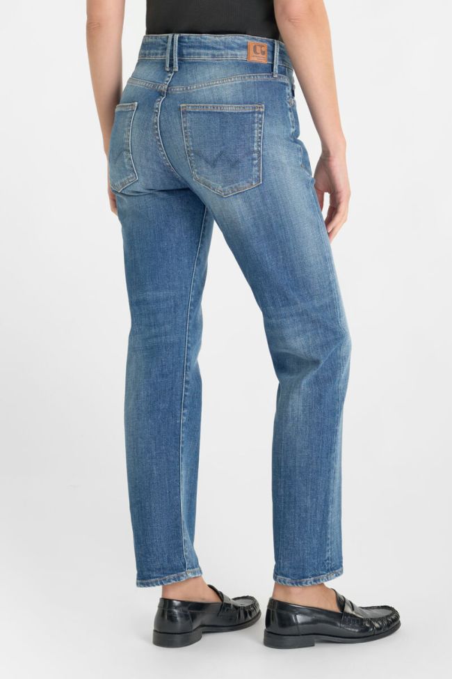 Jeans 400/18 mom Basic taille haute 7/8ème bleu N°4