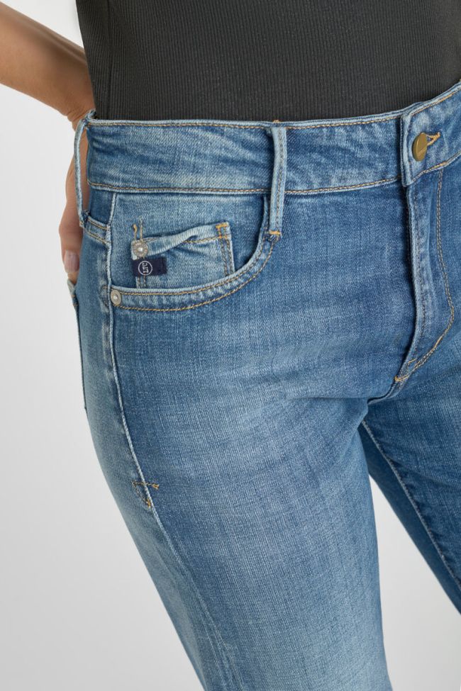 Jeans 400/18 mom Basic taille haute 7/8ème bleu N°4