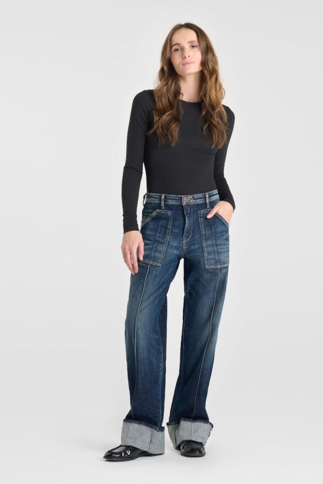 Jeans 400/28 loose Yavi taille haute bleu N°2