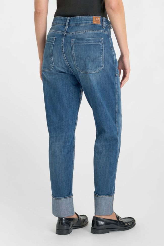 Jeans 400/60 girlfriend Elia taille haute bleu N°1