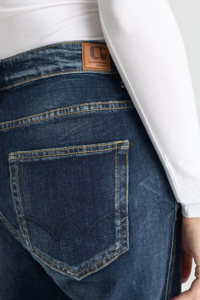 Jeans 400/60 girlfriend Jama taille haute bleu N°2