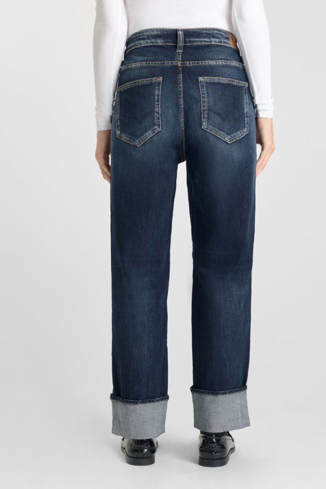 Jeans 400/60 girlfriend Jama taille haute bleu N°2
