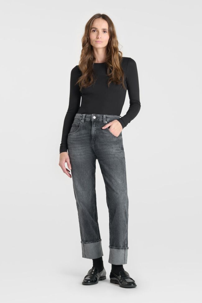 Jeans 400/60 girlfriend Jama high waist grey N°1