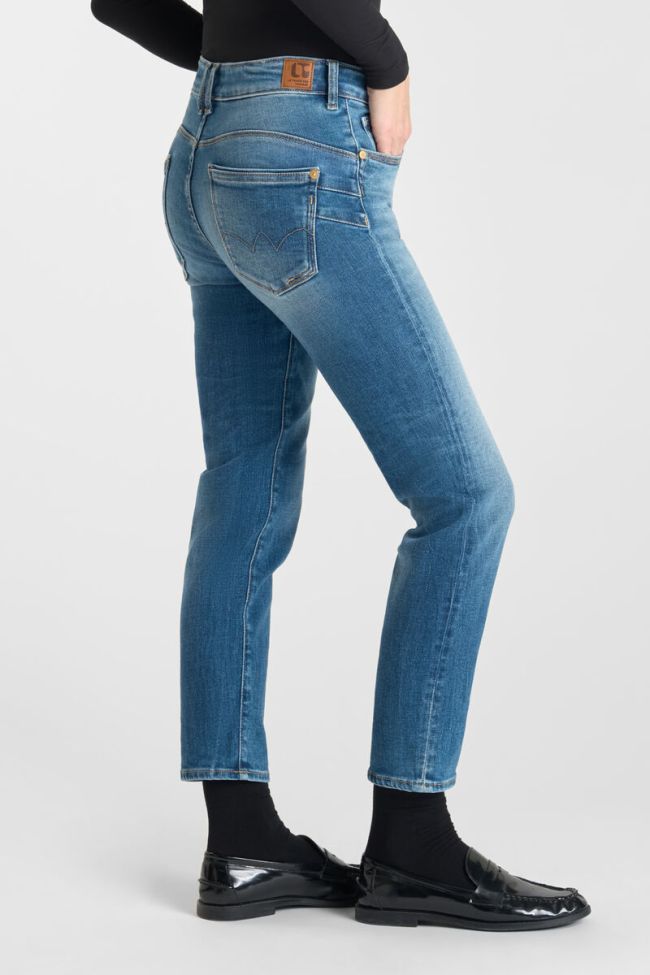 Jeans pulp regular Herah taille haute 7/8ème bleu N°4