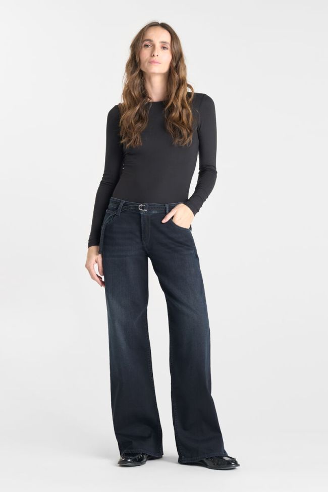 Jeans wide leg Lauryn jab bleu-noir N°1