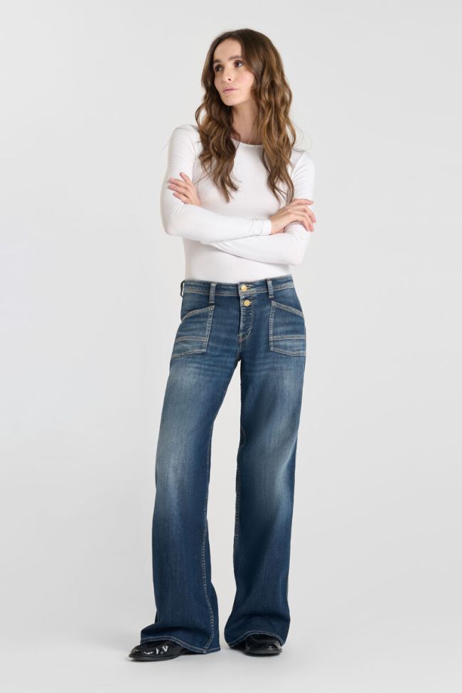 Jeans wide leg Lauryn Ota bleu N°2