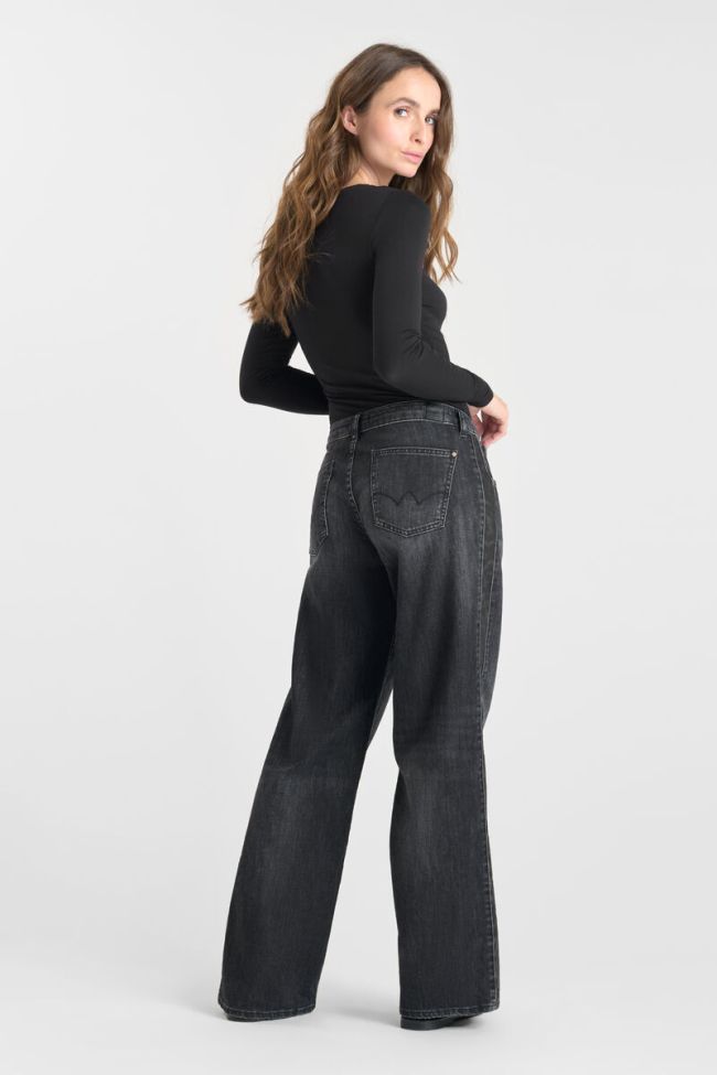 Jeans wide leg Lauryn leo noir N°1
