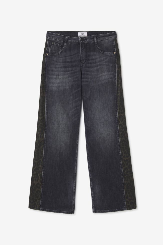 Jeans wide leg Lauryn leo noir N°1