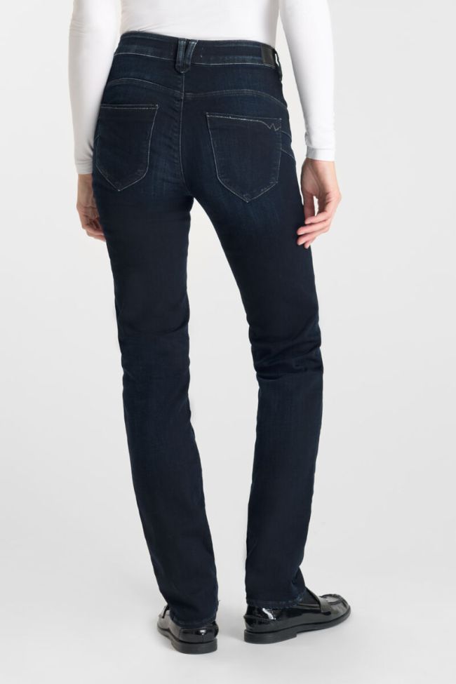 Jeans pulp regular Lidia taille haute bleu-noir N°1