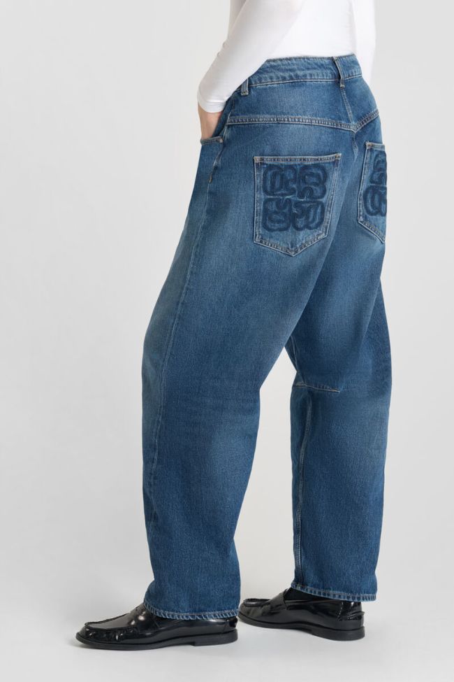 Jeans balloon Madie kahiki bleu N°2