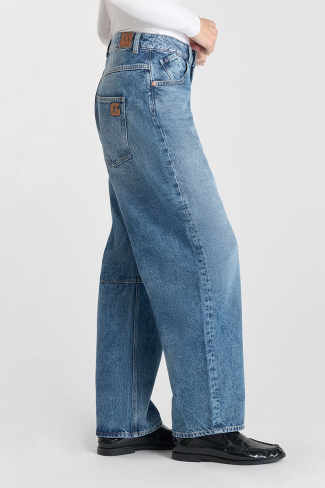 Jeans balloon Madie leder bleu N°4