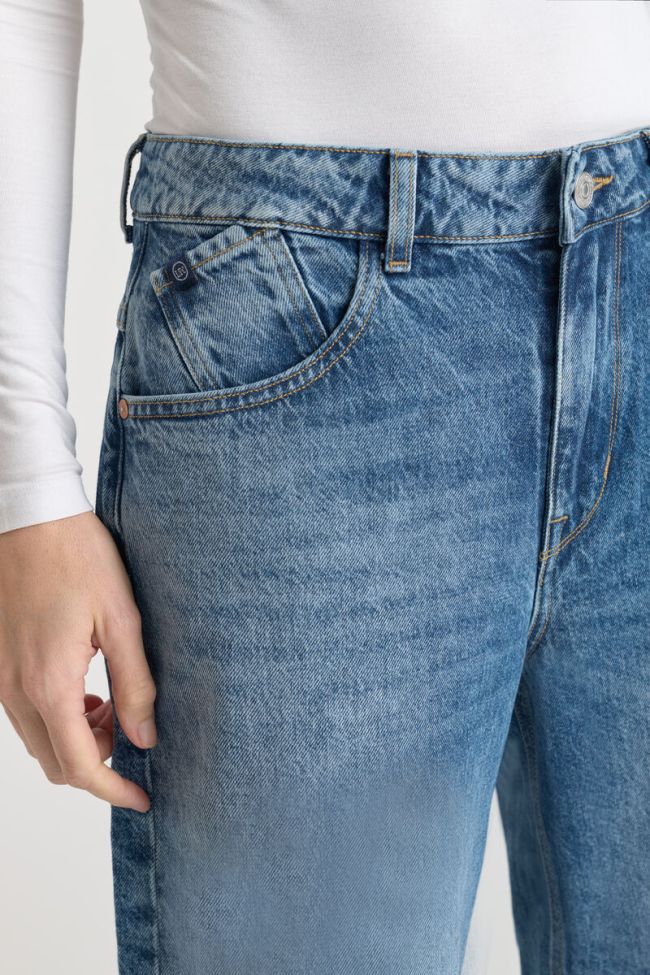 Jeans balloon Madie leder bleu N°4