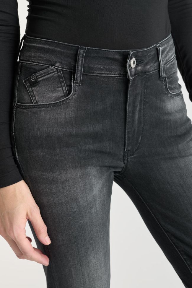 Jeans pulp slim Ole taille haute 7/8ème noir N°1