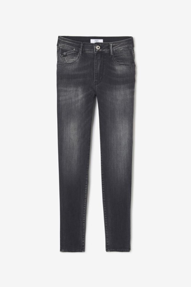 Jeans pulp slim Ole taille haute 7/8ème noir N°1