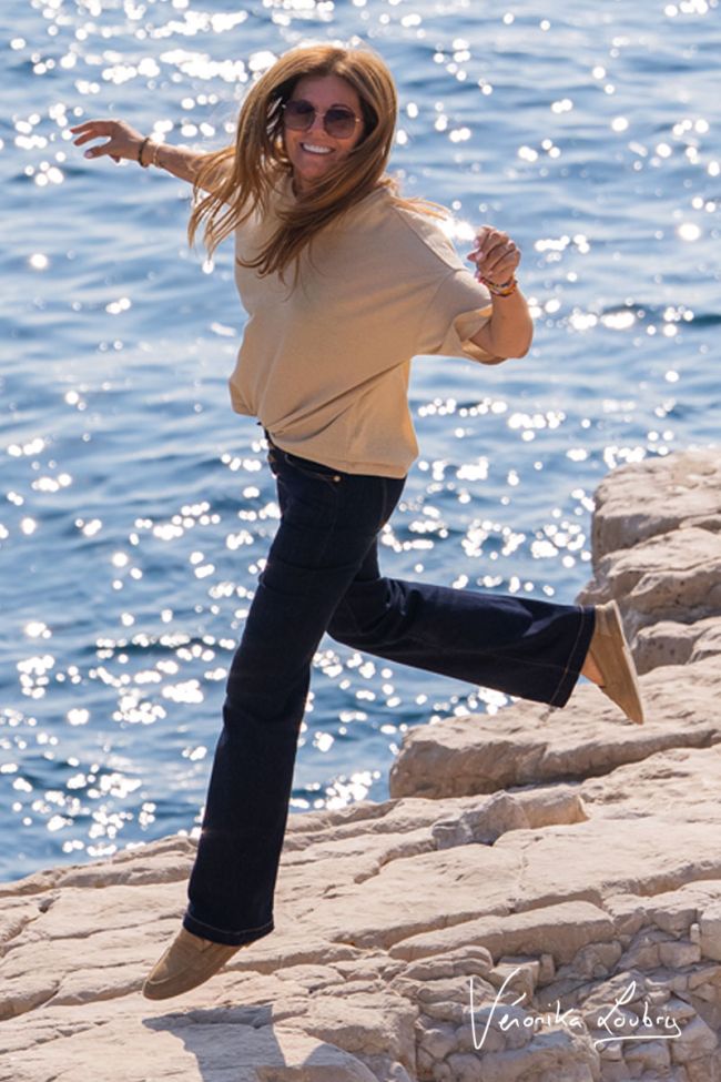 Patricia Flare by Véronika Loubry Blue Jeans N°0