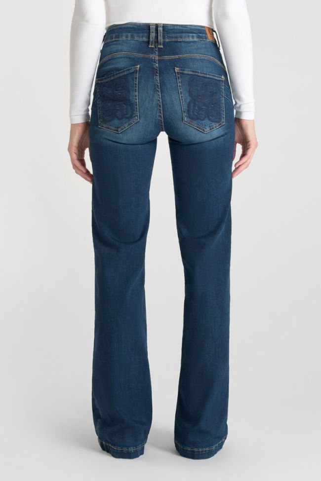 Jeans pulp flare Ponor taille haute bleu N°2