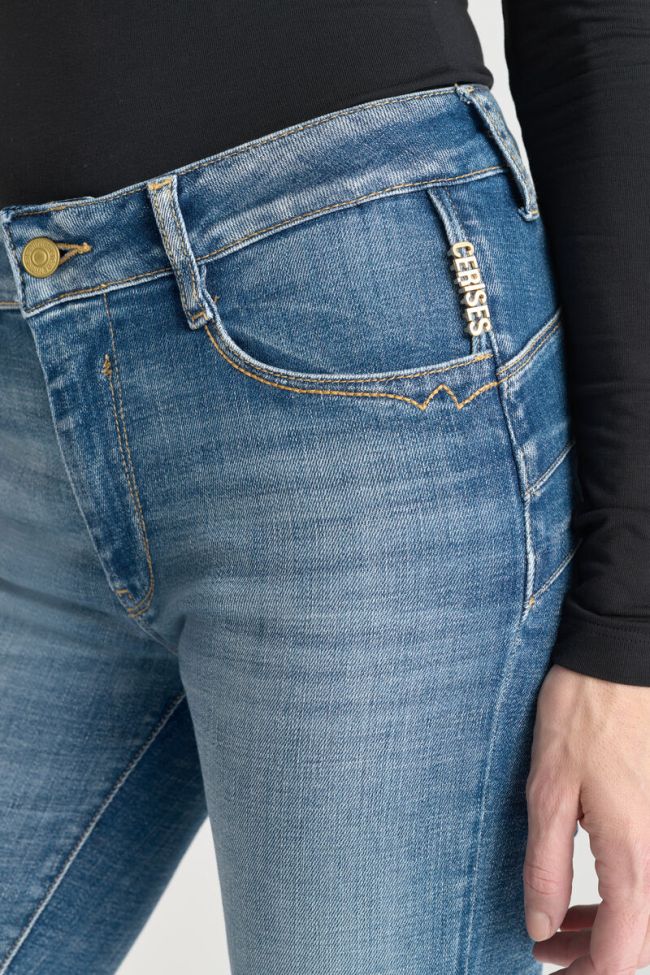 Jeans pulp slim Ritola taille haute 7/8ème bleu N°4