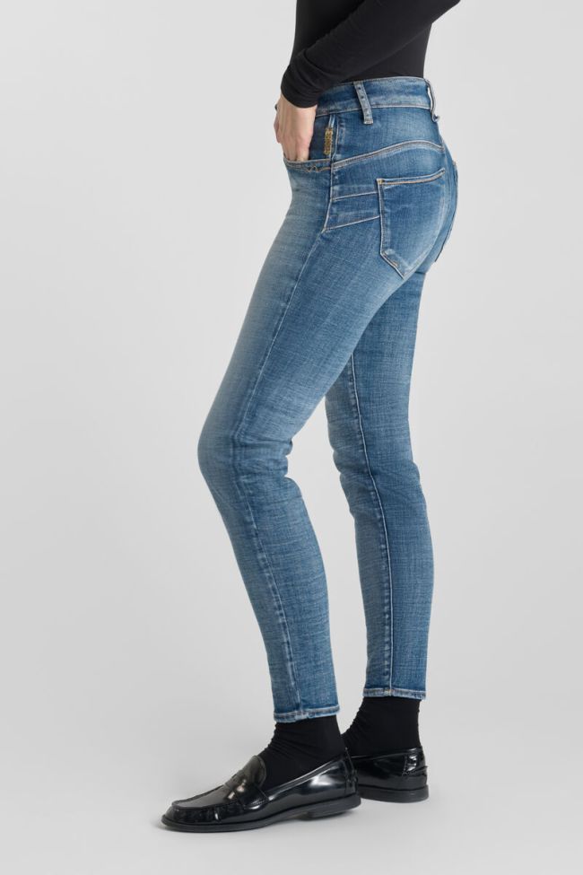 Jeans pulp slim Ritola taille haute 7/8ème bleu N°4