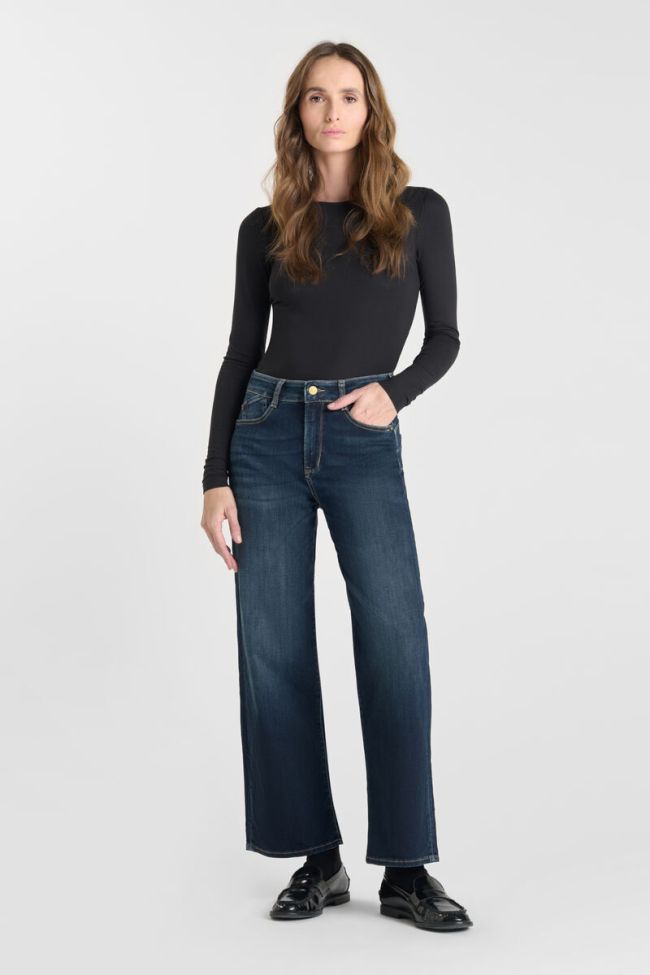 Jeans pulp wide leg Wilma taille haute 7/8ème bleu N°2
