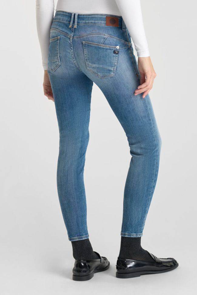 Jeans pulp slim Yulo 7/8ème destroy bleu N°3