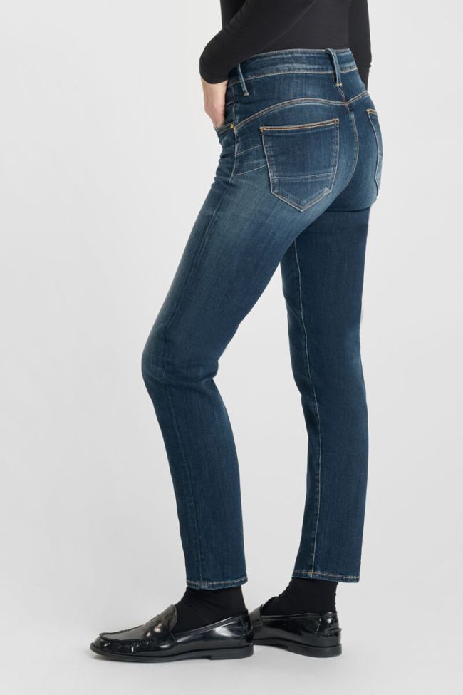 Jeans pulp regular Zep taille haute 7/8ème bleu N°2