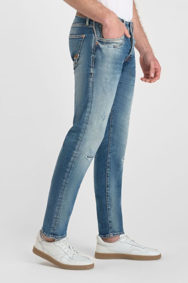 Jeans 700/11 adjusted Jager destroy bleu N°4