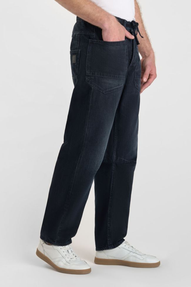Jeans loose Hobo Work bleu-noir N°1