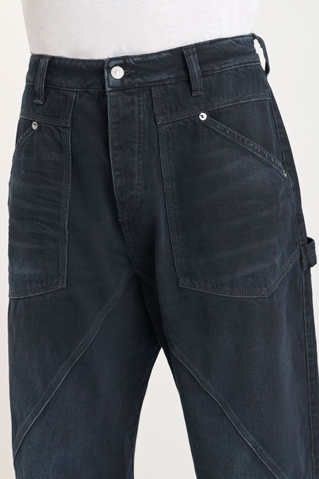 Jeans extra loose Ludolf bleu-noir N°1
