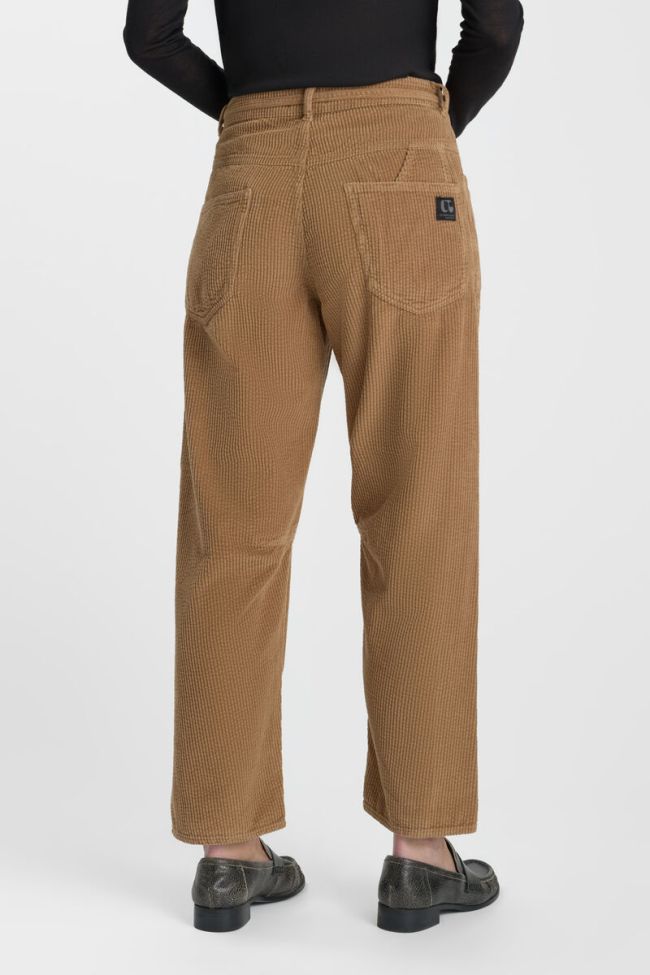Pants balloon Madie camel corduroy