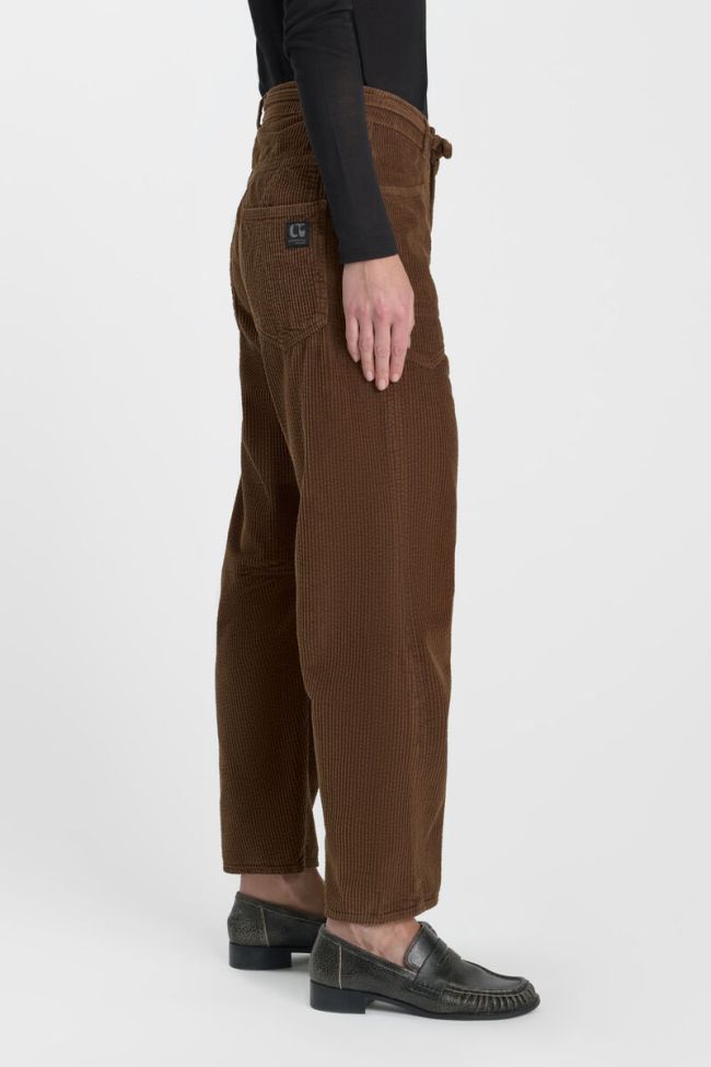 Pants balloon Madie brown corduroy