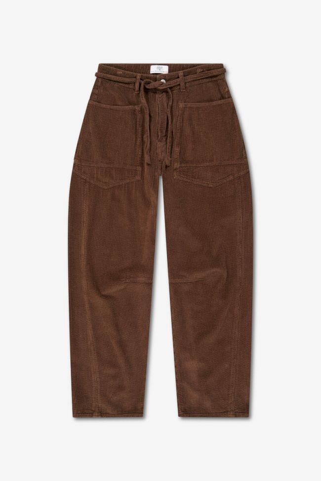Pants balloon Madie brown corduroy