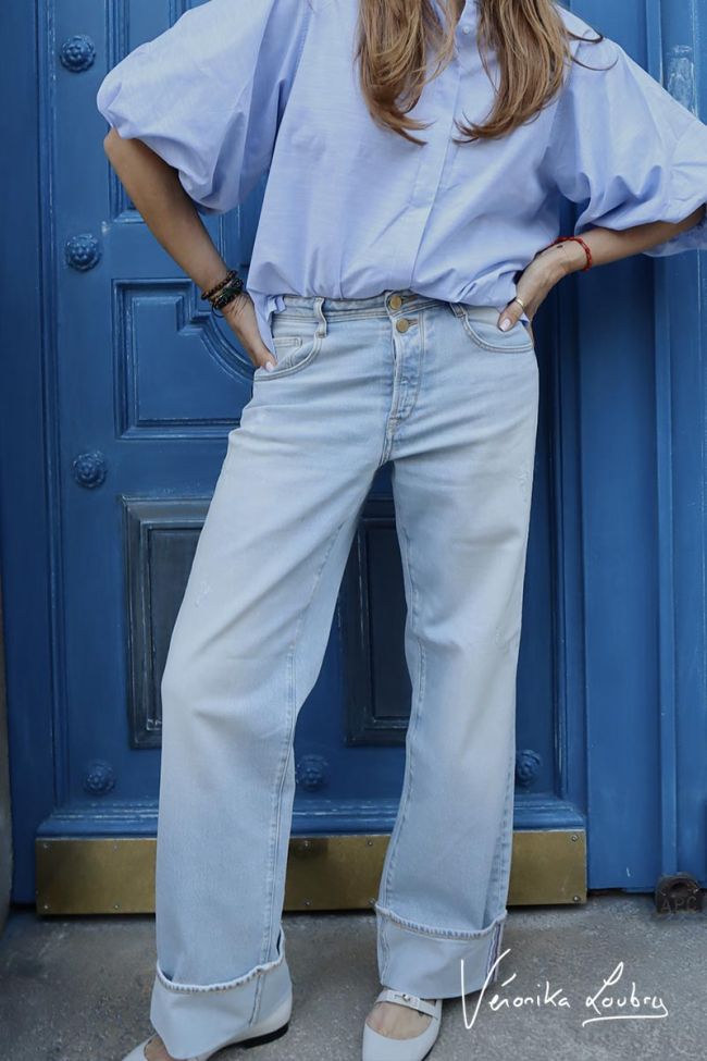 Jeans 400/28 loose Anastasia by Véronika Loubry high waist blue N°5