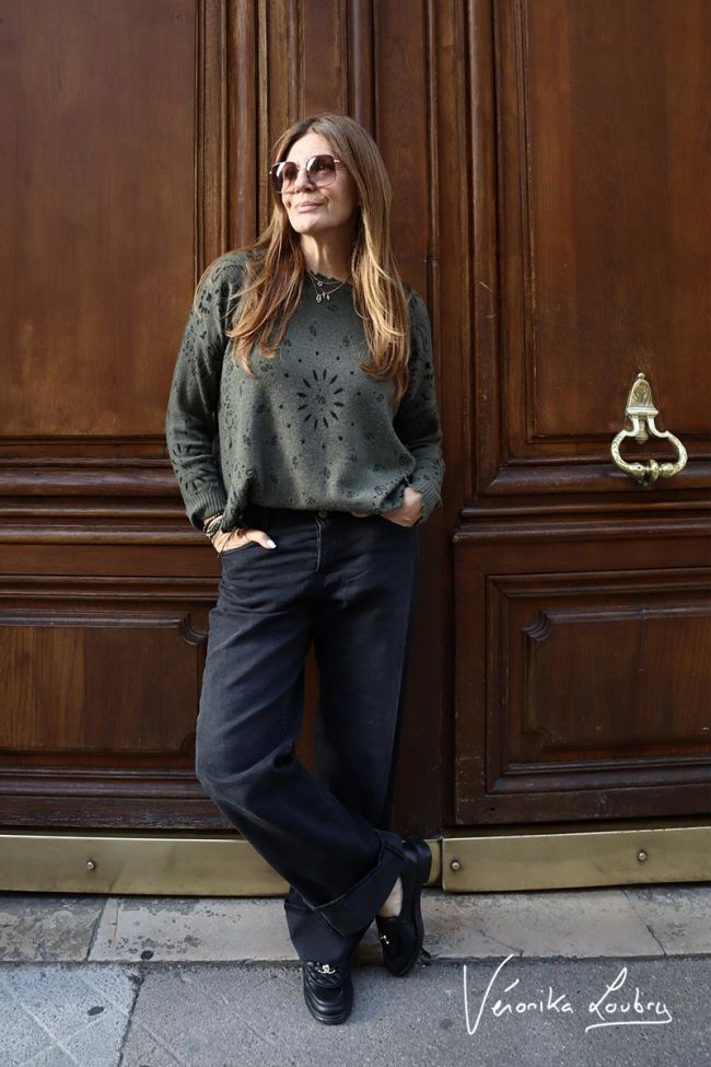 Jeans 400/28 loose Anastasia by Véronika Loubry black N°1