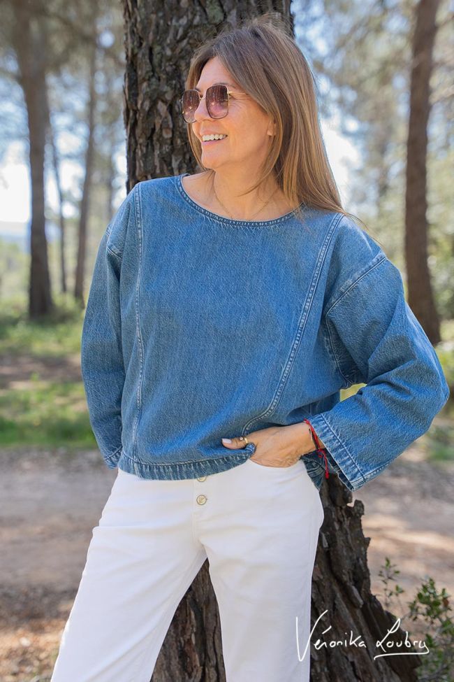 James 400/60 girlfriend by Véronika Loubry jeans white